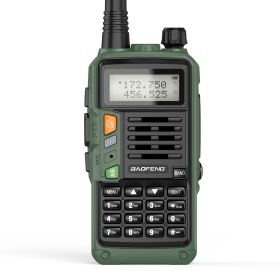 Dual Segment Intercom UV-5R High Power USB (Option: Green-US)